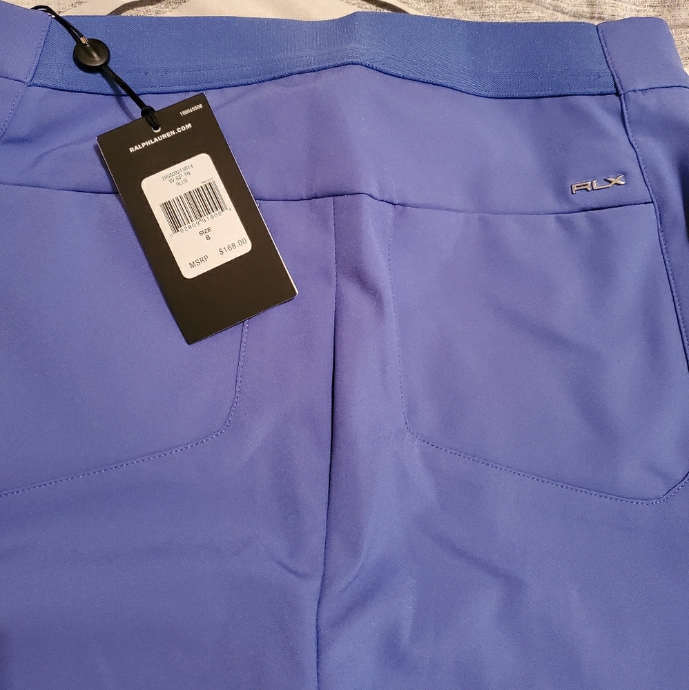 RLX womens size 8 baby blue athletic pants NWT